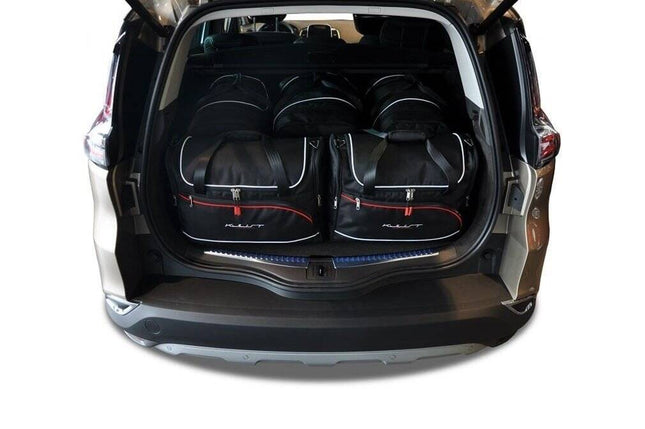 Kjust Kjust Reistassenset voor Renault Espace 2015-2022 - Set van 5 Tassen met 3 Roltassen en 2 Vliegtuigtassen Harvest Automotive 1