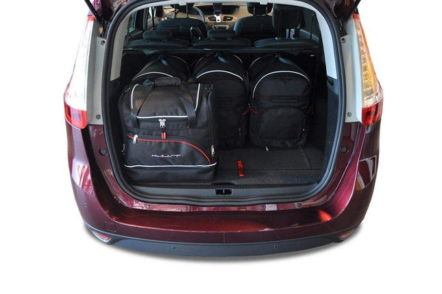 Kjust Kjust Reistassenset voor Renault Grand Scenic 2009-2017 - Set van 5 Tassen met 3 Roltassen en 2 Sporttassen Harvest Automotive 2
