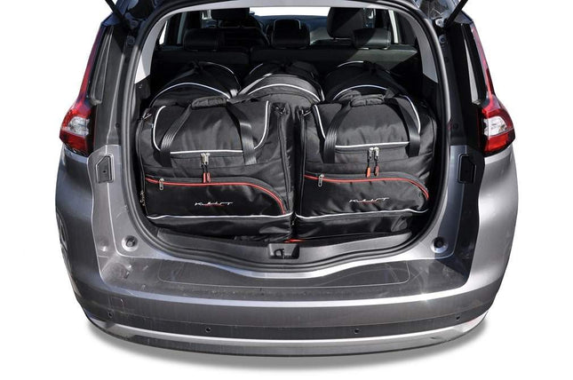 Kjust Kjust Reistassenset voor Renault Grand Scenic 2017-2023 - Set van 5 Tassen met 3 Roltassen en 2 Sporttassen Harvest Automotive 1