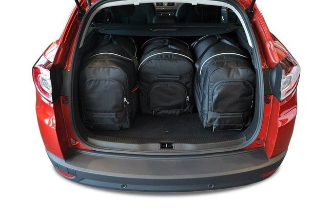Kjust Kjust Reistassenset voor Renault Megane Sport Tourer 2009-2016 - Set van 4 Tassen met 3 Roltassen en 1 Vliegtuigtas Harvest Automotive 2