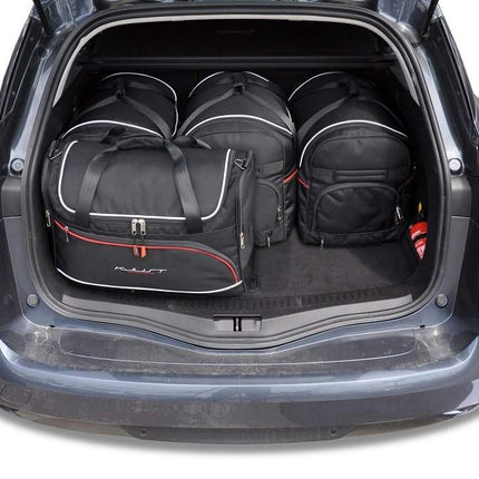 Kjust Kjust Reistassenset voor Renault Megane Sport Tourer 2016-2022 - Set van 5 Tassen met 3 Roltassen en 2 Vliegtuigtassen Harvest Automotive 2