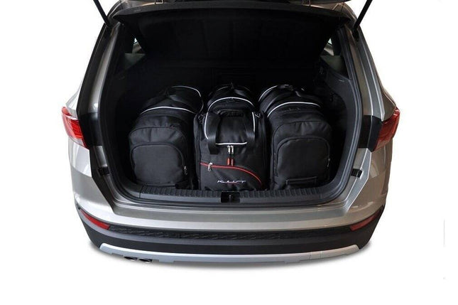 Kjust Kjust Reistassenset voor Seat Ateca vanaf 2016 - Set van 4 Tassen met 2 Roltassen en 2 Sporttassen Harvest Automotive 1