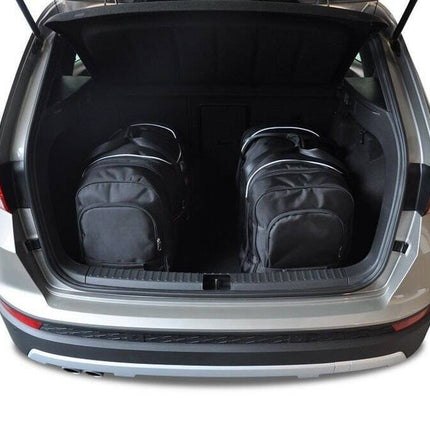 Kjust Kjust Reistassenset voor Seat Ateca vanaf 2016 - Set van 4 Tassen met 2 Roltassen en 2 Vliegtuigtassen Harvest Automotive 3