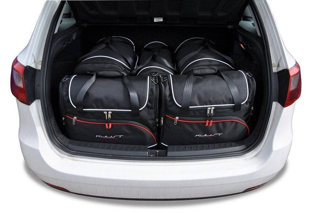 Kjust Kjust Reistassenset voor Seat Ibiza ST stationwagen 2010-2017 - Set van 5 Tassen met 2 Roltassen en 3 Vliegtuigtassen Harvest Automotive 1