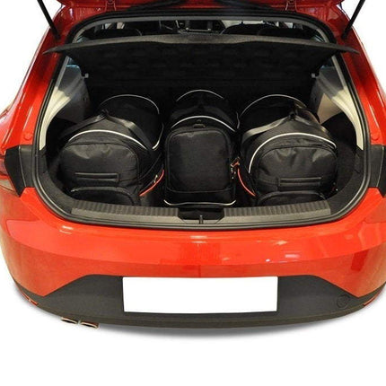 Kjust Kjust Reistassenset voor Seat Leon 5-deurs 2013-2020 - Set van 4 Tassen met 2 Roltassen 1 Sporttas en 1 Vliegtuigtas Harvest Automotive 2