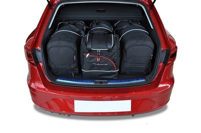 Kjust Kjust Reistassenset voor Seat Leon 5-deurs 2013-2020 - Set van 4 Tassen met 2 Roltassen en 2 Sporttassen Harvest Automotive 1