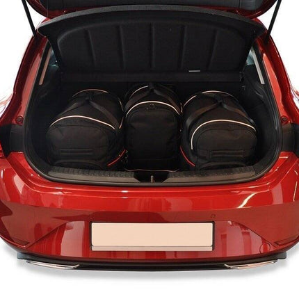 Kjust Kjust Reistassenset voor Seat Leon 5-deurs vanaf 2020 - Set van 4 Tassen met 2 Roltassen 1 Sporttas en 1 Vliegtuigtas Harvest Automotive 2