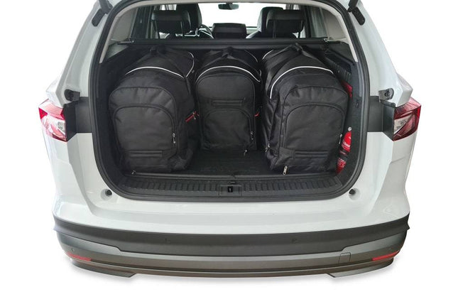 Kjust Kjust Reistassenset voor Skoda Enyaq vanaf 2021 - Set van 4 Tassen met 3 Roltassen en 1 Sporttas Harvest Automotive 2