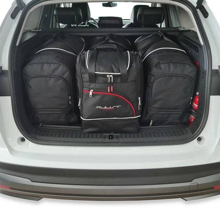 Kjust Kjust Reistassenset voor Skoda Enyaq vanaf 2021 - Set van 4 Tassen met 3 Roltassen en 1 Sporttas Harvest Automotive 1