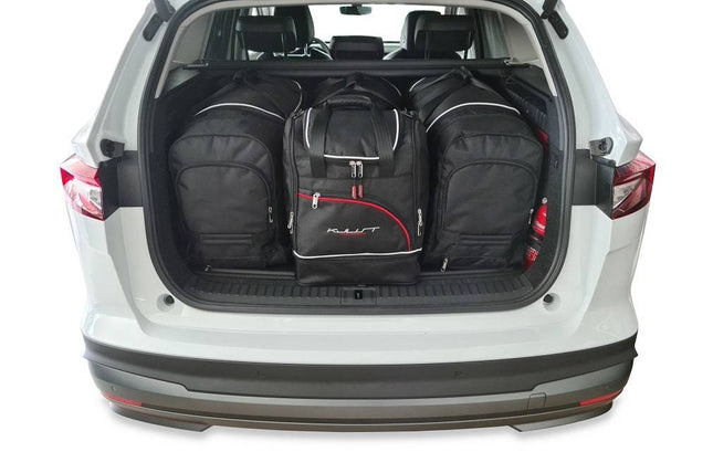 Kjust Kjust Reistassenset voor Skoda Enyaq vanaf 2021 - Set van 4 Tassen met 3 Roltassen en 1 Sporttas Harvest Automotive 1