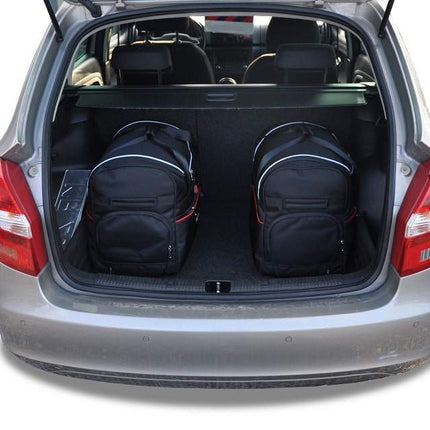 Kjust Kjust Reistassenset voor Skoda Fabia stationwagen 2007-2015 - Set van 5 Tassen met 2 Roltassen 1 Sporttas en 2 Vliegtuigtassen Harvest Automotive 4