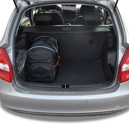 Kjust Kjust Reistassenset voor Skoda Fabia stationwagen 2007-2015 - Set van 5 Tassen met 2 Roltassen 1 Sporttas en 2 Vliegtuigtassen Harvest Automotive 6