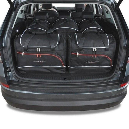 Kjust Kjust Reistassenset voor Skoda Kodiaq 2016-2024 - Set van 5 Tassen met 3 Roltassen en 2 Sporttassen Harvest Automotive 1