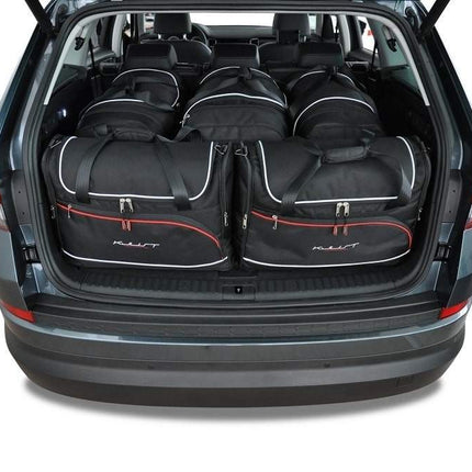 Kjust Kjust Reistassenset voor Skoda Kodiaq 2016-2024 - Set van 5 Tassen met 3 Roltassen en 2 Vliegtuigtassen Harvest Automotive 1