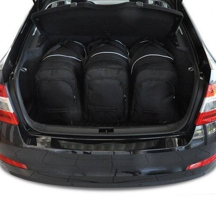 Kjust Kjust Reistassenset voor Skoda Octavia 5-deurs 2013-2020 - Set van 5 Tassen met 3 Roltassen en 2 Vliegtuigtassen Harvest Automotive 3