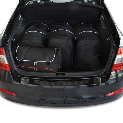 Kjust Kjust Reistassenset voor Skoda Octavia 5-deurs 2013-2020 - Set van 5 Tassen met 3 Roltassen en 2 Vliegtuigtassen Harvest Automotive 2