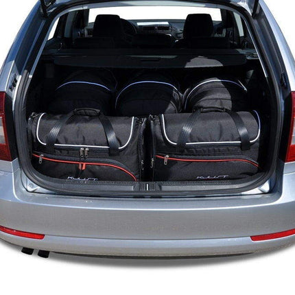 Kjust Kjust Reistassenset voor Skoda Octavia stationwagen 2004-2009 - Set van 5 Tassen met 3 Roltassen en 2 Vliegtuigtassen Harvest Automotive 1
