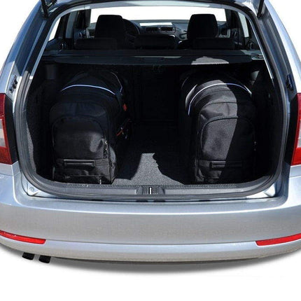 Kjust Kjust Reistassenset voor Skoda Octavia stationwagen 2004-2009 - Set van 5 Tassen met 3 Roltassen en 2 Vliegtuigtassen Harvest Automotive 4