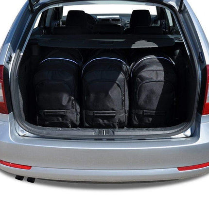 Kjust Kjust Reistassenset voor Skoda Octavia stationwagen 2004-2009 - Set van 5 Tassen met 3 Roltassen en 2 Vliegtuigtassen Harvest Automotive 3