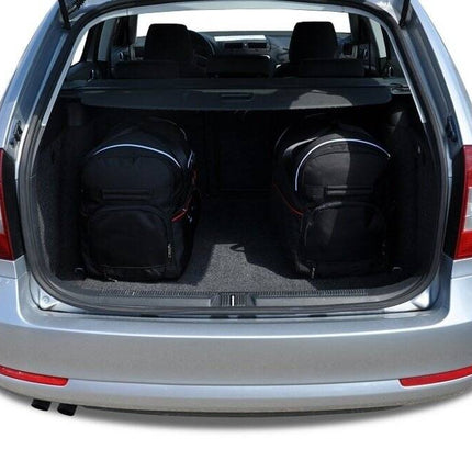 Kjust Kjust Reistassenset voor Skoda Octavia stationwagen 2009-2013 - Set van 5 Tassen met 3 Roltassen en 2 Sporttassen Harvest Automotive 4