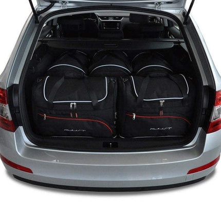 Kjust Kjust Reistassenset voor Skoda Octavia stationwagen 2013-2020 - Set van 5 Tassen met 3 Roltassen en 2 Sporttassen Harvest Automotive 1