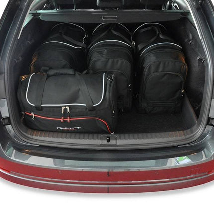Kjust Kjust Reistassenset voor Skoda Octavia stationwagen vanaf 2020 - Set van 5 Tassen met 3 Roltassen en 2 Vliegtuigtassen Harvest Automotive 2