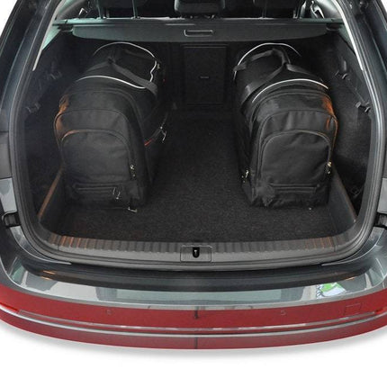 Kjust Kjust Reistassenset voor Skoda Octavia stationwagen vanaf 2020 - Set van 5 Tassen met 3 Roltassen en 2 Vliegtuigtassen Harvest Automotive 4
