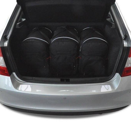 Kjust Kjust Reistassenset voor Skoda Rapid 5-deurs vanaf 2012 - Set van 5 Tassen met 3 Roltassen en 2 Vliegtuigtassen Harvest Automotive 3