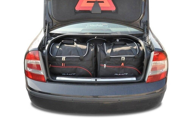 Kjust Kjust Reistassenset voor Skoda Superb Sedan 2002-2008 - Set van 5 Tassen met 3 Roltassen en 2 Sporttassen Harvest Automotive 1