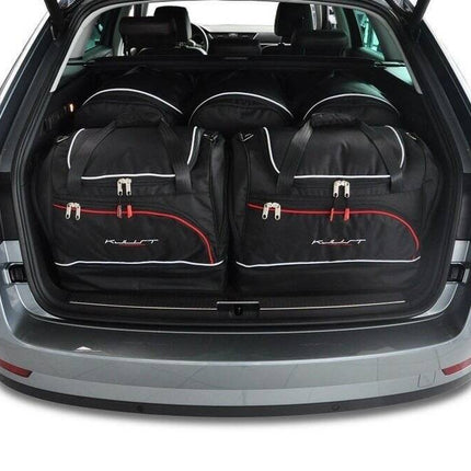 Kjust Kjust Reistassenset voor Skoda Superb stationwagen 2015-2024 - Set van 5 Tassen met 3 Roltassen en 2 Sporttassen Harvest Automotive 1