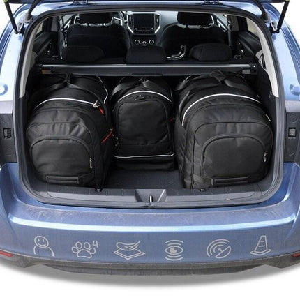 Kjust Kjust Reistassenset voor Subaru Impreza 5-deurs vanaf 2018 - Set van 4 Tassen met 2 Roltassen 1 Sporttas en 1 Vliegtuigtas Harvest Automotive 2