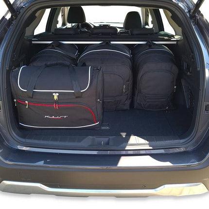 Kjust Kjust Reistassenset voor Subaru Outback vanaf 2021 - Set van 5 Tassen met 3 Roltassen en 2 Vliegtuigtassen Harvest Automotive 2