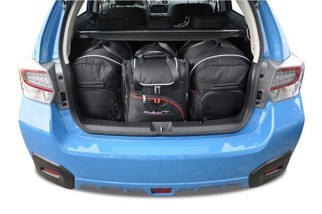 Kjust Kjust Reistassenset voor Subaru XV 2011-2017 - Set van 4 Tassen met 2 Roltassen en 2 Vliegtuigtassen Harvest Automotive 1