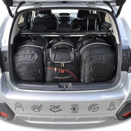 Kjust Kjust Reistassenset voor Subaru XV 2017-2021 - Set van 4 Tassen met 2 Roltassen 1 Sporttas en 1 Vliegtuigtas Harvest Automotive 1