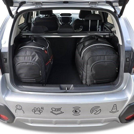 Kjust Kjust Reistassenset voor Subaru XV 2017-2021 - Set van 4 Tassen met 2 Roltassen 1 Sporttas en 1 Vliegtuigtas Harvest Automotive 3