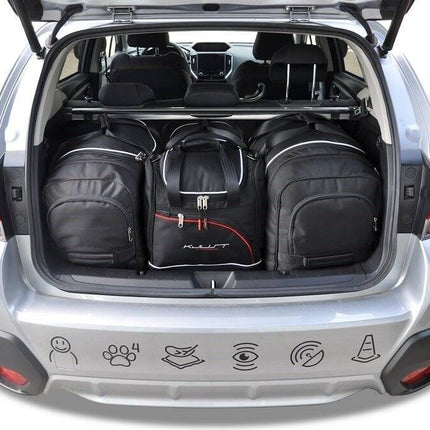 Kjust Kjust Reistassenset voor Subaru XV 2017-2021 - Set van 4 Tassen met 2 Roltassen en 2 Sporttassen Harvest Automotive 1