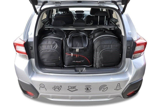 Kjust Kjust Reistassenset voor Subaru XV 2017-2021 - Set van 4 Tassen met 2 Roltassen en 2 Sporttassen Harvest Automotive 1