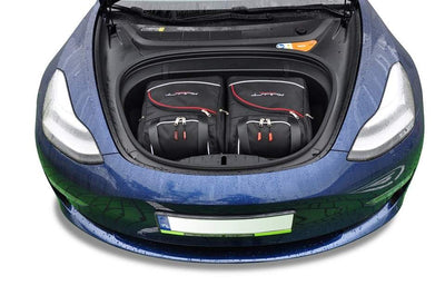 Kjust Reistassenset voor Tesla Model 3 2016-2023 - Set van 2 Tassen met 2 Vliegtuigtassen