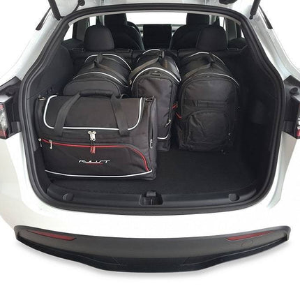Kjust Kjust Reistassenset voor Tesla Model Y 2020-2025 - Set van 5 Tassen met 2 Roltassen 1 Sporttas en 2 Vliegtuigtassen Harvest Automotive 7