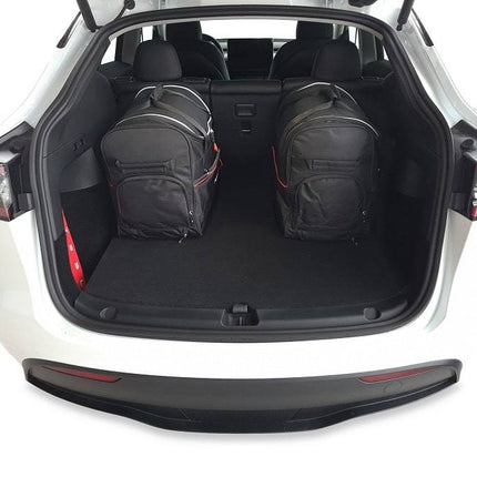 Kjust Kjust Reistassenset voor Tesla Model Y 2020-2025 - Set van 5 Tassen met 2 Roltassen 1 Sporttas en 2 Vliegtuigtassen Harvest Automotive 4