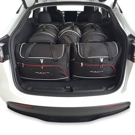Kjust Kjust Reistassenset voor Tesla Model Y 2020-2025 - Set van 5 Tassen met 2 Roltassen 1 Sporttas en 2 Vliegtuigtassen Harvest Automotive 6
