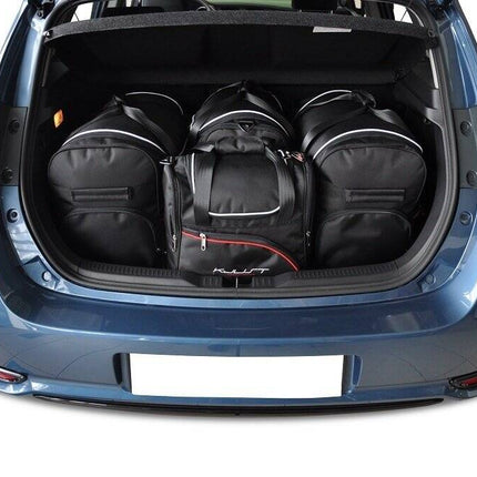 Kjust Kjust Reistassenset voor Toyota Auris 5-deurs 2012-2018 - Set van 4 Tassen met 2 Roltassen 1 Sporttas en 1 Vliegtuigtas Harvest Automotive 1