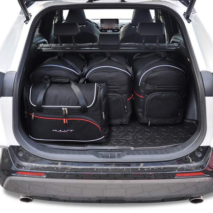 Kjust Kjust Reistassenset voor Toyota RAV 4 5-deurs 2019-2026 - Set van 5 Tassen met 3 Roltassen en 2 Vliegtuigtassen Harvest Automotive 2
