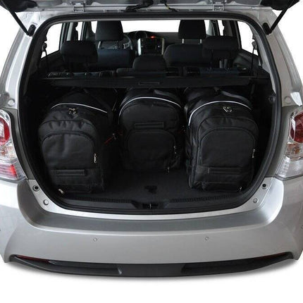 Kjust Kjust Reistassenset voor Toyota Verso 2009-2019 - Set van 4 Tassen met 3 Roltassen en 1 Vliegtuigtas Harvest Automotive 2