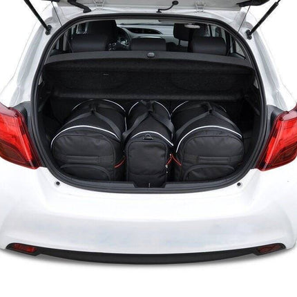 Kjust Kjust Reistassenset voor Toyota Yaris 5-deurs 2011-2020 - Set van 3 Tassen met 2 Roltassen en 1 Vliegtuigtas Harvest Automotive 1