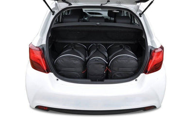 Kjust Reistassenset voor Toyota Yaris 5-deurs 2011-2020 - Set van 3 Tassen met 2 Roltassen en 1 Vliegtuigtas