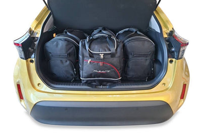 Kjust Reistassenset voor Toyota Yaris Cross vanaf 2021 - Set van 4 Tassen met 2 Roltassen en 2 Sporttassen