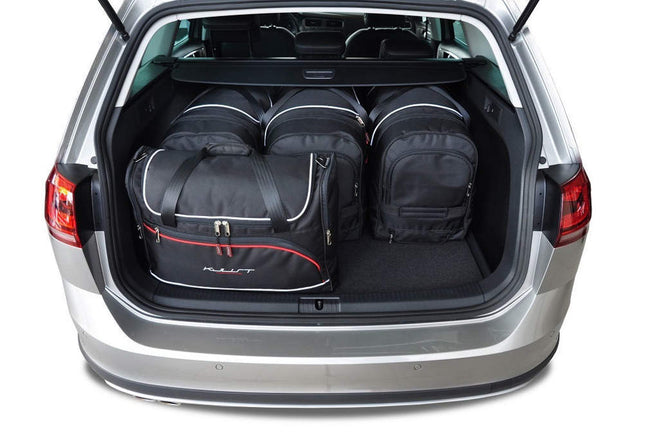 Kjust Kjust Reistassenset voor Volkswagen Golf Alltrack 2015-2020 - Set van 5 Tassen met 3 Roltassen en 2 Vliegtuigtassen Harvest Automotive 2