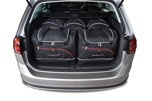 Kjust Kjust Reistassenset voor Volkswagen Golf stationwagen 2013-2020 - Set van 5 Tassen met 3 Roltassen en 2 Sporttassen Harvest Automotive 1