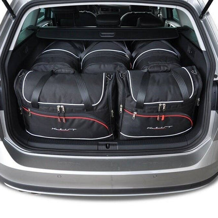 Kjust Kjust Reistassenset voor Volkswagen Golf stationwagen 2013-2020 - Set van 5 Tassen met 3 Roltassen en 2 Vliegtuigtassen Harvest Automotive 1